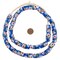 The Bead Chest Painted African Krobo Beads - Full Strand of Ghanaian Tribal Glass Beads for Necklace or Jewelry Making (Southwest)